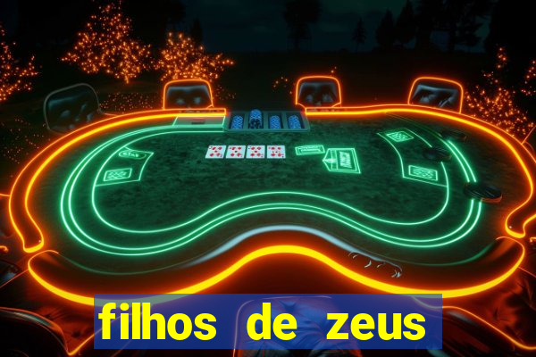 filhos de zeus mitologia grega